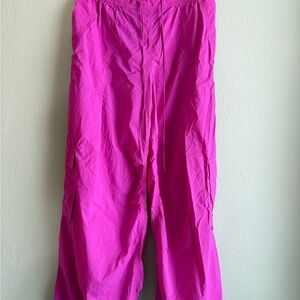Anthropologie Pink Track Pants